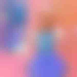 Glänzender LED-Rock PRINCESS