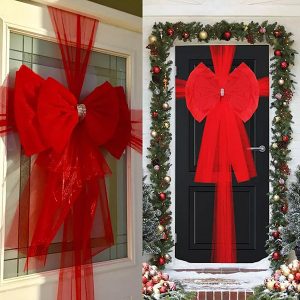 Große Schleife für Weihnachten und als festliche Dekoration | RUBYBOW