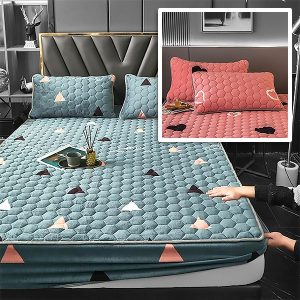 Weiches und stilvolles Bettwäscheset (Matratzenbezug + 2x Kopfkissenbezug) | VELVETLUX