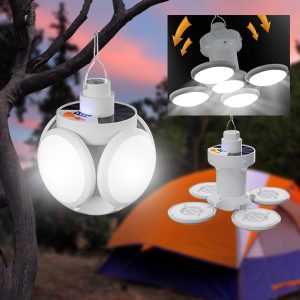 Zusammenklappbare 2-in-1-Solarlampe | FOLDGLAZE