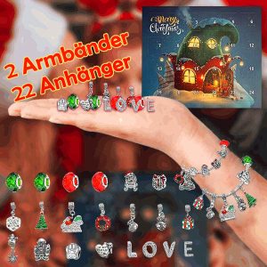 Adventskalender mit 2 Armbändern und 22 Anhängern | ADVENTBRACE