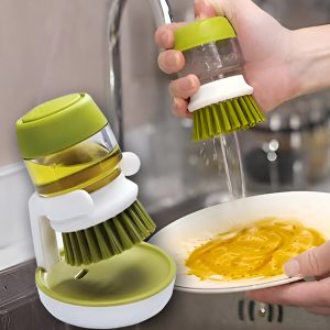 Reinigungsbürste mit Spender und Ständer | BRUSKICA