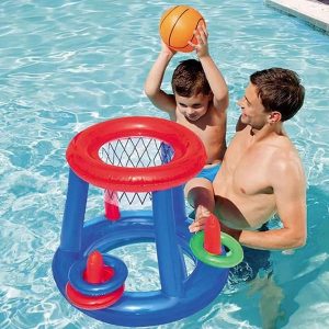 Aufblasbarer Basketballkorb für den Pool | DUNKSPLASH