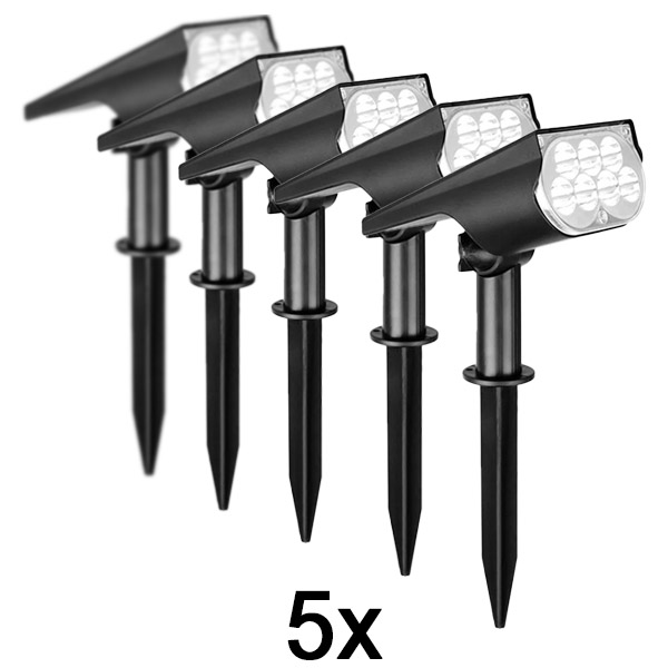 5x Outdoor-Solarstrahler | SPOTIKE