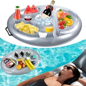 Perfektes aufblasbares Pooltablett für Getränke | FLOATPLATI