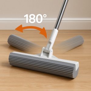 Besen mit 180° schwenkbarem Reinigungskopf | MOPTAN