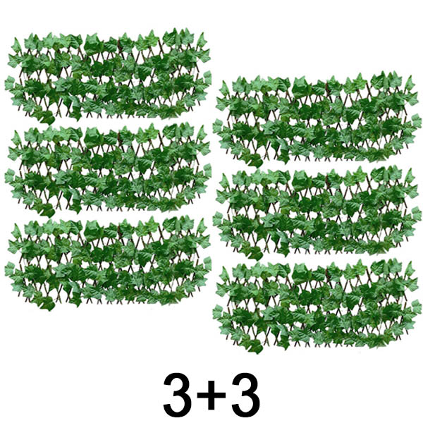 3x Dekorativer und praktischer Zaun für Terrasse und Garten | GREENFENCE 1+1 GRATIS