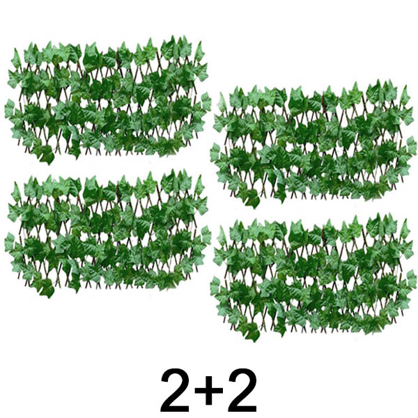 2x Dekorativer und praktischer Zaun für Terrasse und Garten | GREENFENCE 1+1 GRATIS