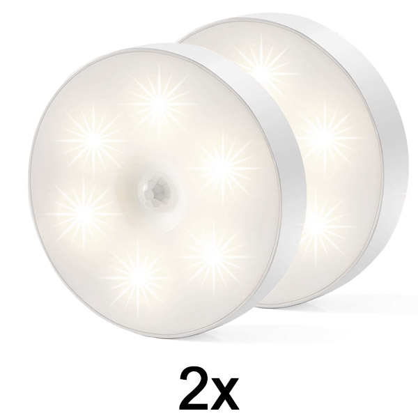2x Smarte LED-Lampe mit Bewegungssensor | LUMISIGN