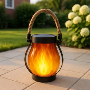 Solarlaternen mit tanzendem Flammeneffekt | FLAMLUX